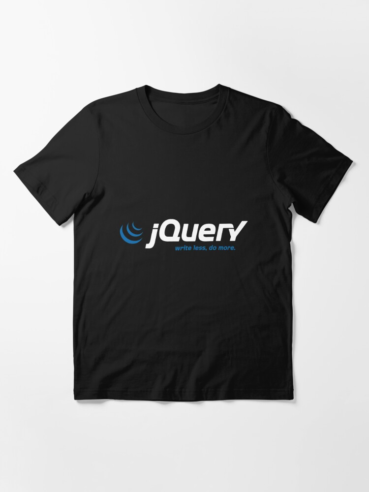 JQuery Essential T-Shirt Black